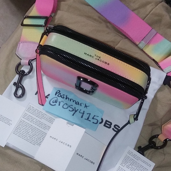 💥SALE🌈Snapshot The Marc Jacobs airbrush snapshot multicolor purse crossbody bag - Picture 6 of 17
